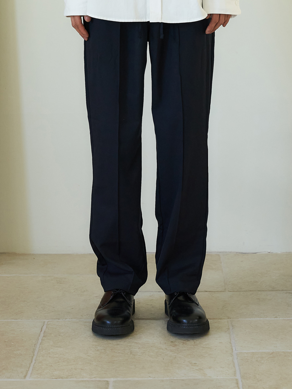 essential banding pants [regular fit]_navy_남녀공용